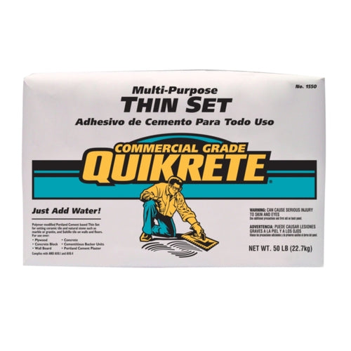 Quikrete – White Thinset Multi-purpose – 50Lb Bag