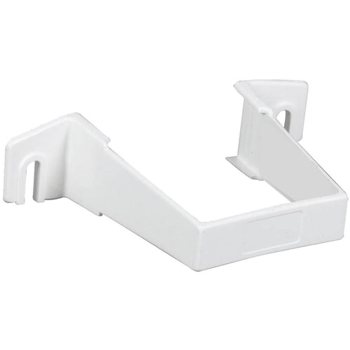 Window Square Clips Amerimax 2 In. Contemporary White Vinyl Square Downspout Clip - Oneonta ...