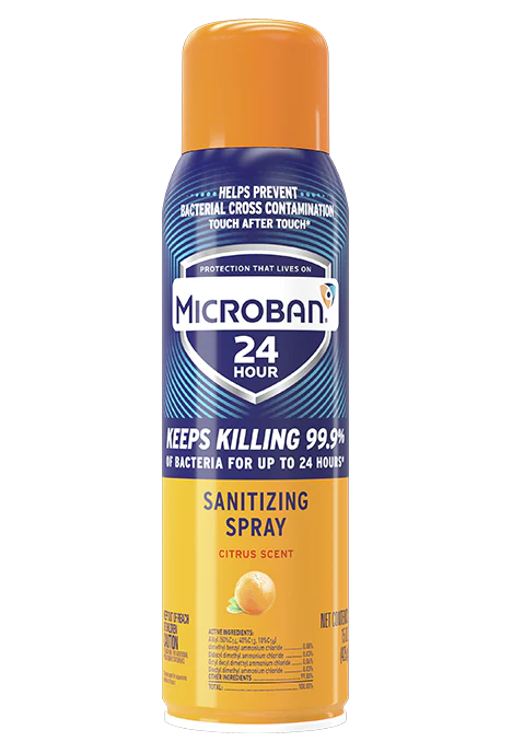 Microban Sanitizing Spray Citrus