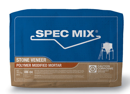 Spec Mix – Gray Veneer Mortar Polymer – 80Lb Bag