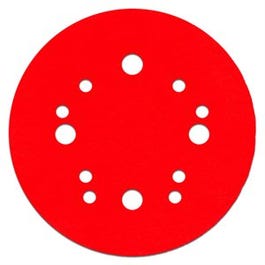 Orbital Sanding Disc, 12 Hole, Hook & Loop, 220-Grit, 5-In., 50-Pk.